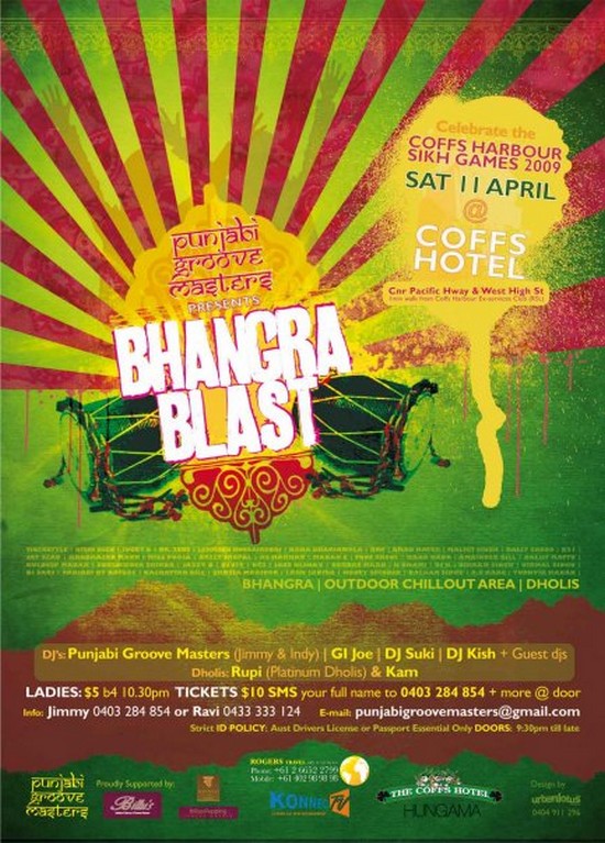 Bhangra Blast @ Coffs Hotel 11-04-09