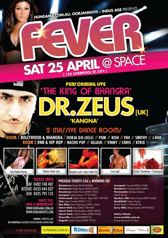 Fever (Dr. Zeus) @ Space Nightclub 28-04-09
