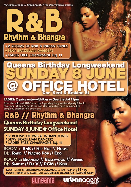 Rhythm & Bhangra @ Office Hotel 08-06-08