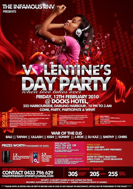 Valentine At Docks Hotel 12-02-2010